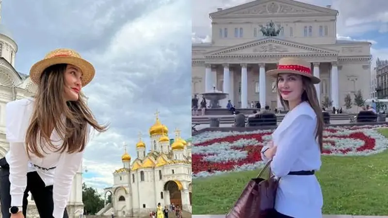 7 Potret Luna Maya yang Kini Liburan di Moscow Ini Tampil Curi Perhatian