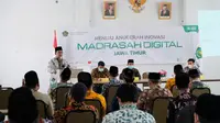 Kanwil Kementerian Agama Provinsi Jatim dan sembilan kantor kementerian agama kota kabupaten dengan mendorong madrasah untuk percepatan digitalisasi melalui program Anugerah Inovasi Madrasah bersama Infradigital.