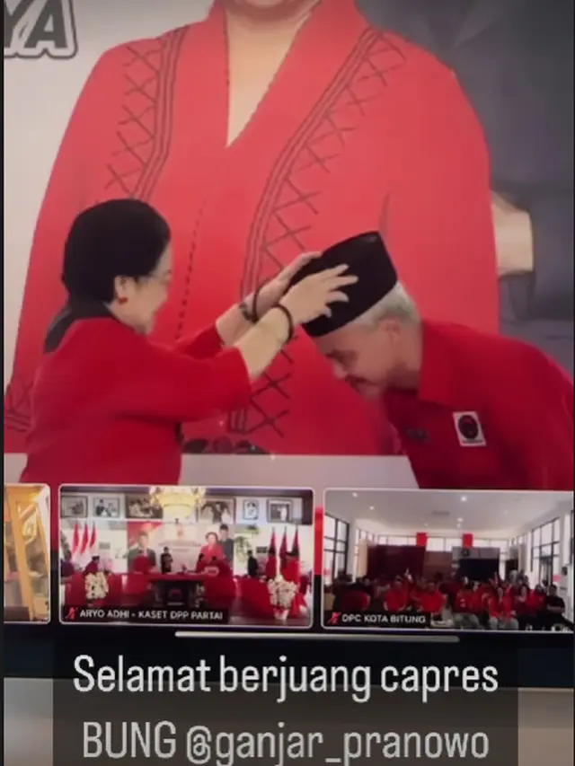 Krisdayanti Menyakiskan Deklarasi Capres Ganjar Pranowo