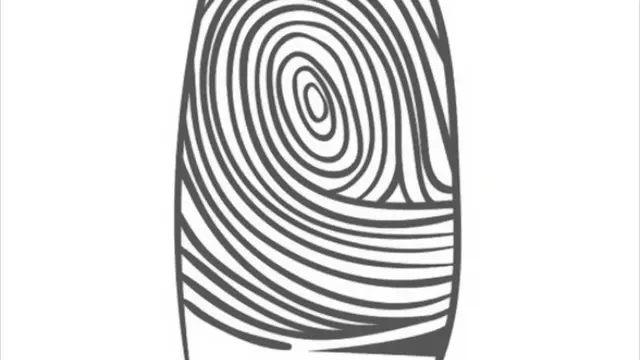 Pola sidik jari Swirls (brightside)