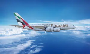 Pesawat Airbus A380 milik Emirates. (dok. Emirates)