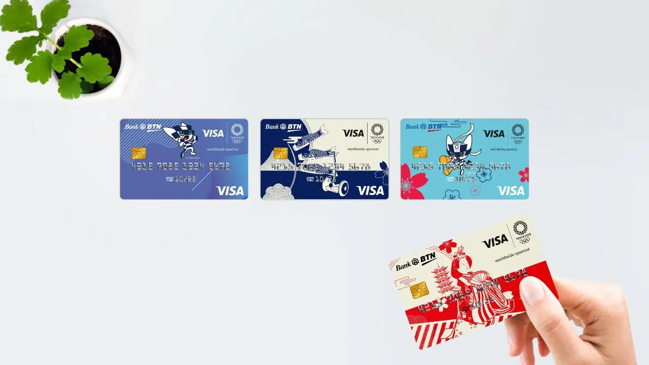 Kartu Debit BTN Visa bertemakan Olympic Tokyo 2020.