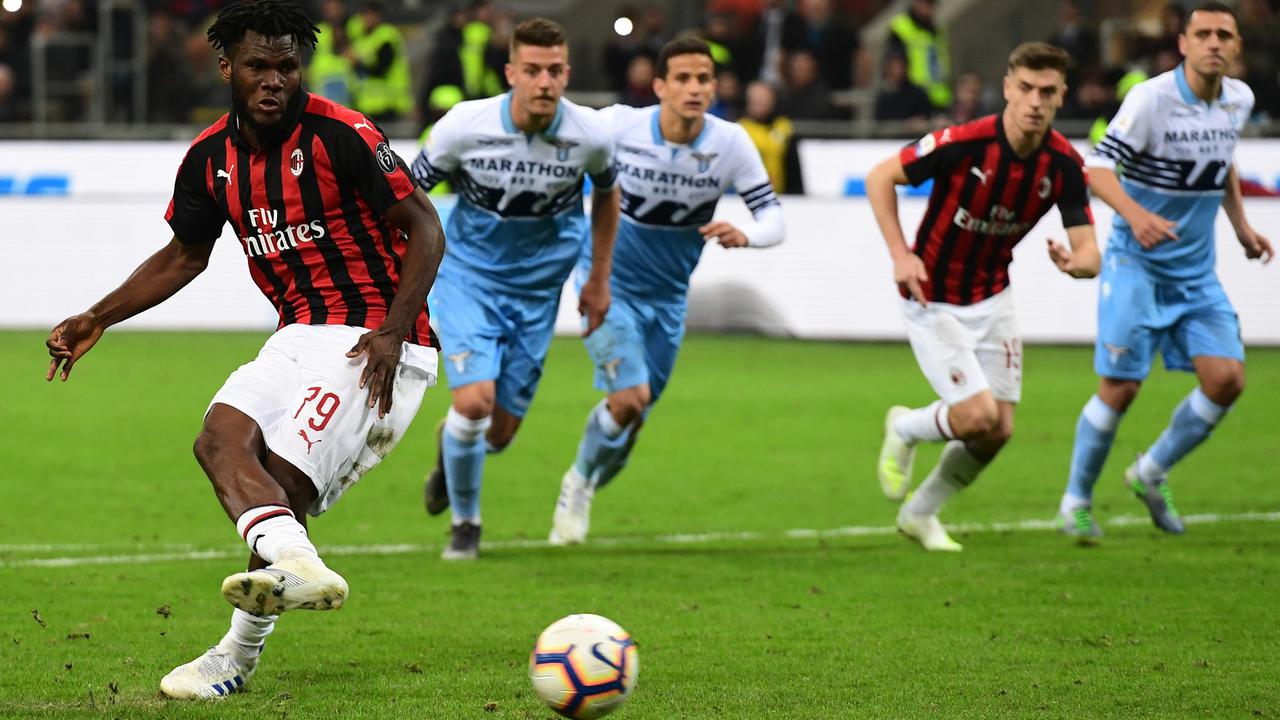 Gelandang AC Milan Franck Kessie