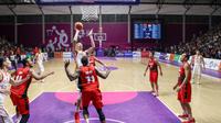 Timnas basket putra Indonesia gagal melaju ke semifinal Asian Games 2018 setelah takluk 63-98 dari China. (dok. INASGOC)