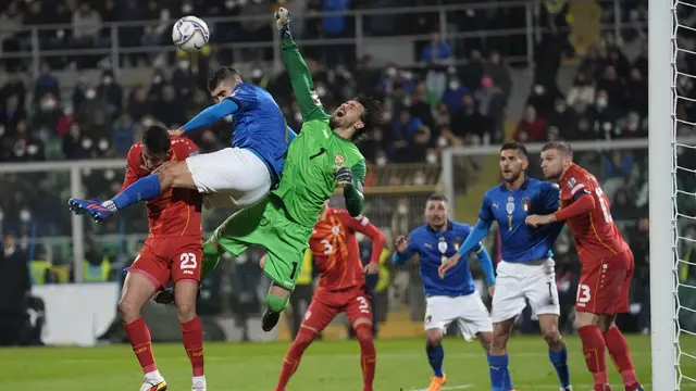 Italia Gagal ke Piala Dunia 2022 Usai Kalah dari Makedonia Utara