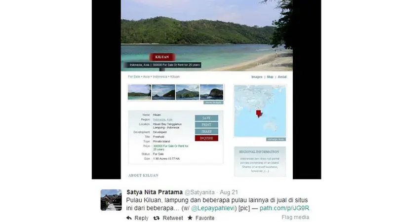 Pulau Kiluan dan Pulau Kumbang