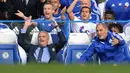 Jose Mourinho bereaksi terhadap keputusan wasit saat Chelsea melawan Liverpool dalam laga Liga Premier Inggris di Stadion Stamford Bridge, London, (31/10/2015). (Reuters/Philip Brown)
