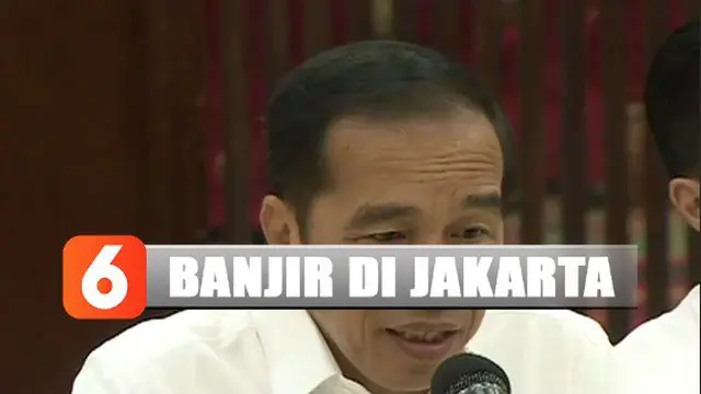 Jakarta sempat dikepung banjir beberapa jam kemarin, ini komentar Presiden Jokowi.