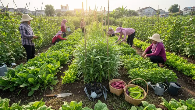 Inspirasi Taman Sayur Produktif untuk Komunitas Ibu Rumah Tangga