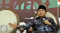 Ketua DPR Ade Komaruddin saat memberikan keterangan pers (Liputan6.com/Johan Tallo)