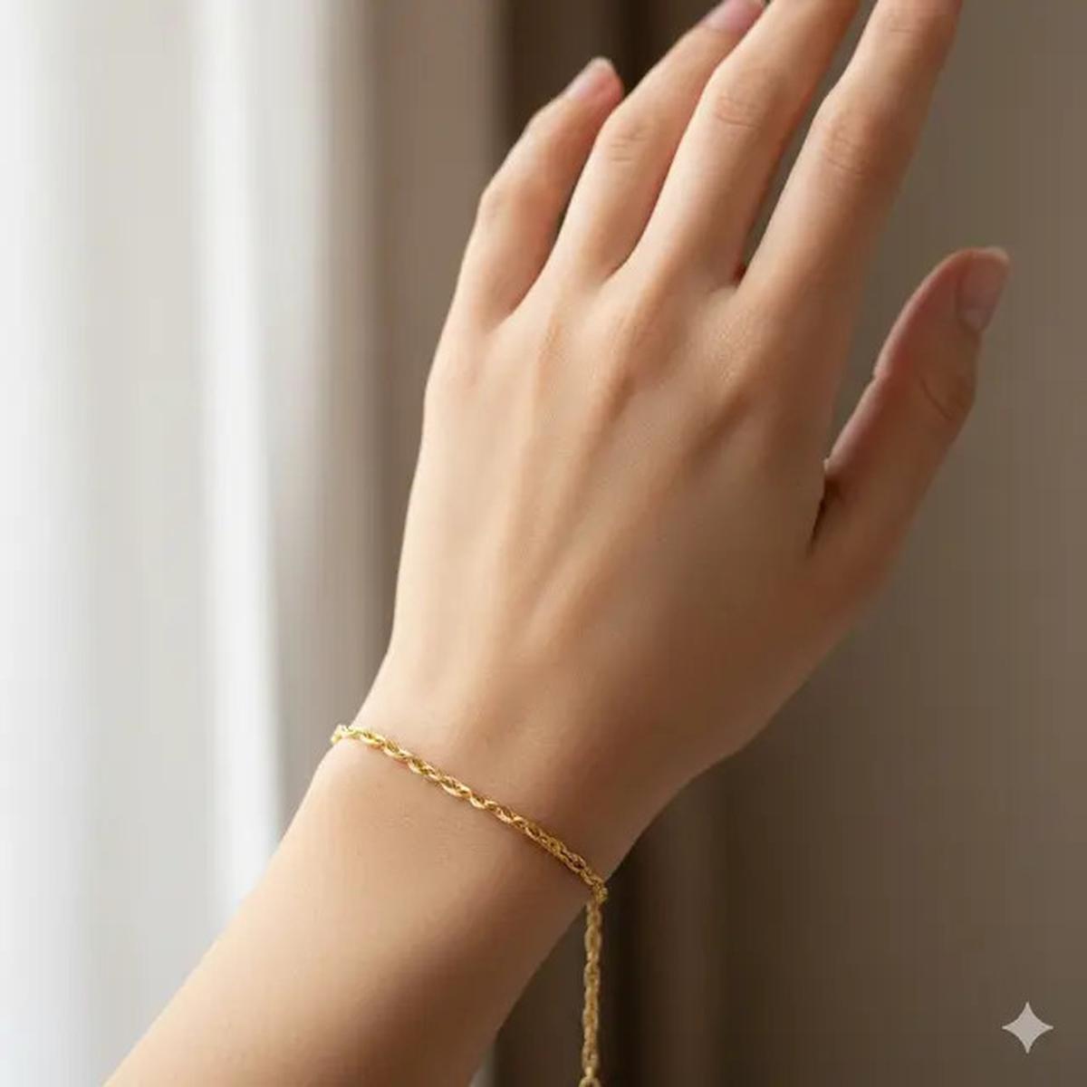 8 Model Gelang Rantai 2 Gram Polos yang Kecil tapi Berkilau Cantik
