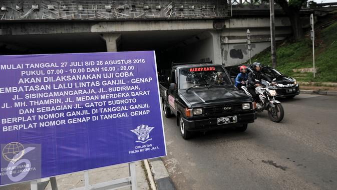 Kebijakan Ganjil Genap Juga Akan Berlaku di Luar Jakarta
