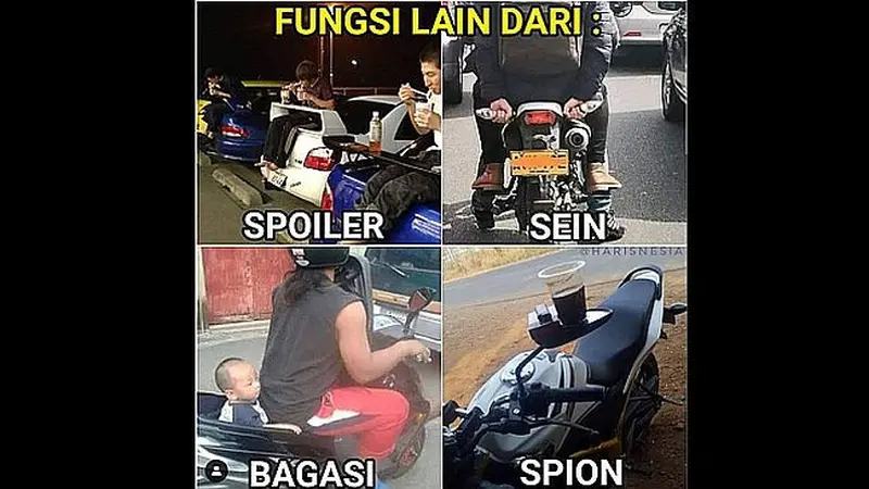 Berbagai hal bisa dijadikan Meme menarik, tidak terkecuali yang berkaitan dengan otomotif.