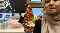 Es krim GODIVA x Labubu. (dok. Dinny Mutiah/Liputan6.com)