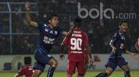 Adam Alis berhasil membawa Arema FC ke final setelah mengalahkan Semen Padang 5-2 (5-3) pada leg kedua semifinal Piala Presiden 2017. (Bola.com/Vitalis Yogi Trisna)