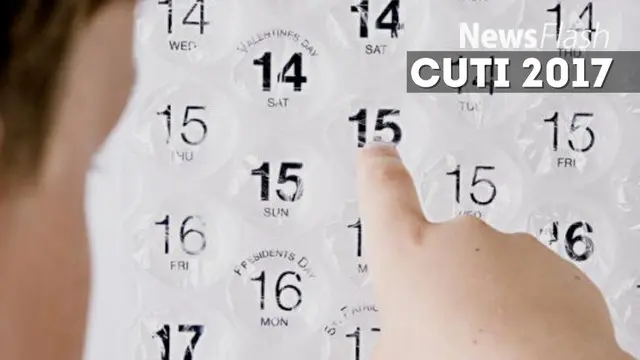 NEWS FLASH: Ini Alasan Pemerintah Tambah Cuti Tahun 2017
