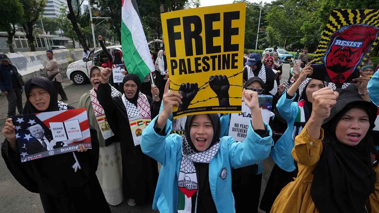 FOTO: Ratusan Massa Gelar Aksi Solidaritas Palestina Sambut Ramadhan 1447 H