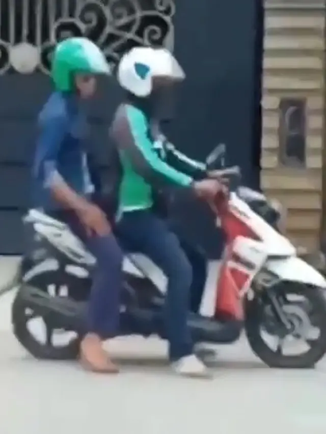 aksi ojol cek suhu tubuh penumpang viral
