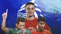 Cover Liga 1: Muhammad Ferarri, Alexis Messidoro, Dave Mustaine (Bola.com/Bayu Kurniawan Santoso)