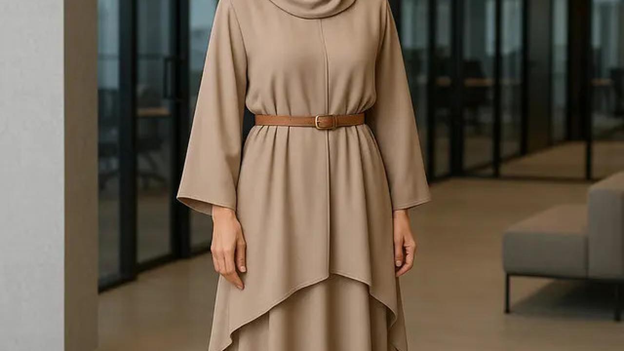 8 Model Kaftan Abaya Terbaru agar Ibu-Ibu 50 Tahun Tampil Jauh Lebih Muda