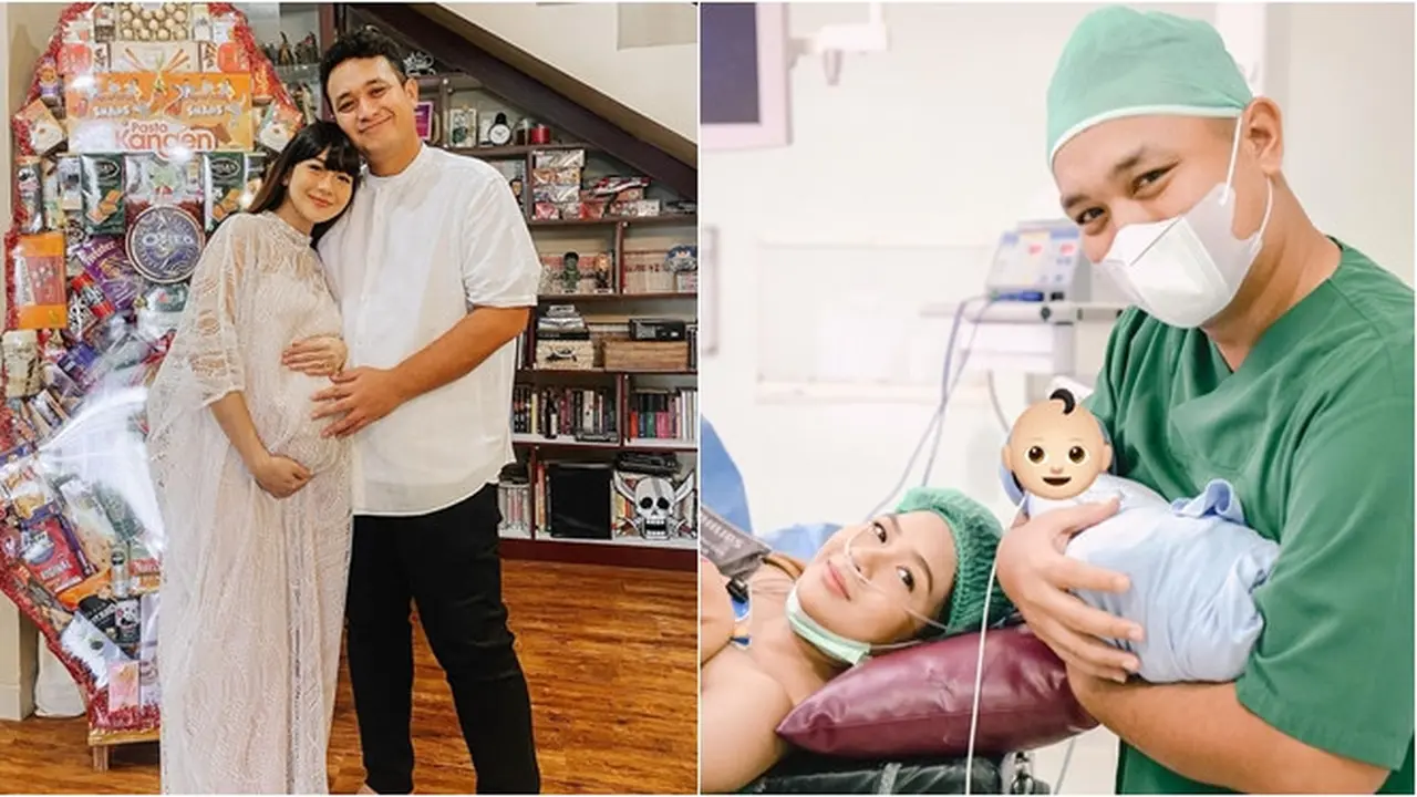Dikaruniai Anak Laki-Laki, Ini 7 Potret Perjalanan Kehamilan Istri Gilang Dirga