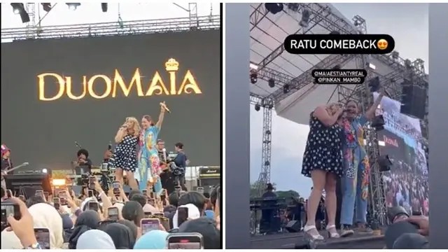 Lama Tak Bertemu, Reuni Maia Estianty dan Pinkan Mambo Ini Bikin Nostalgia