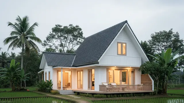 Konsep Skandinavian Farmhouse: Kehangatan Elegan