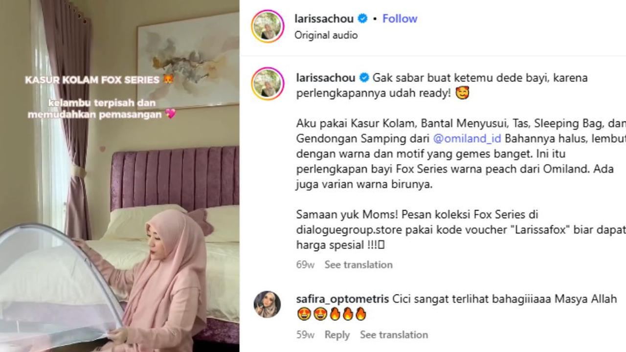 Potret Kamar Tidur Rumah Larissa Chou