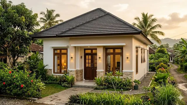 Model Rumah Sederhana Tapi Terlihat Mewah di Kampung