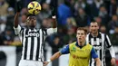 Penjualan jersey dari Juventus berada pada posisi kedelapan dengan angka 480.000 per tahun. Jersey bernama Paul Pogba menjadi salah satu yang terlaris. (AFP Photo/Marco Bertorello) 