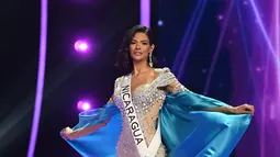 Kontes kecantikan yang kali ini diadakan di El Salvador itu memilih Sheynnis Palacios dari Nikaragua sebagai pemenang Miss Universe 2023. (Marvin RECINOS / AFP)