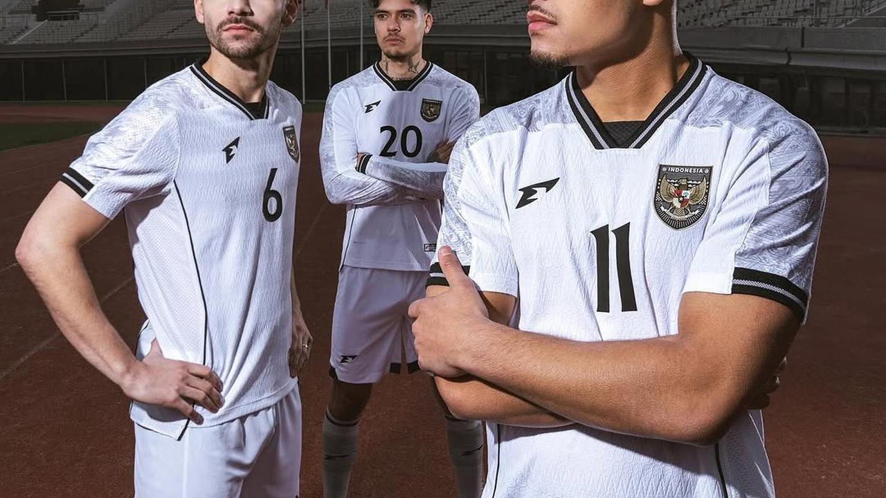 Jersey tandang Timnas Indonesia