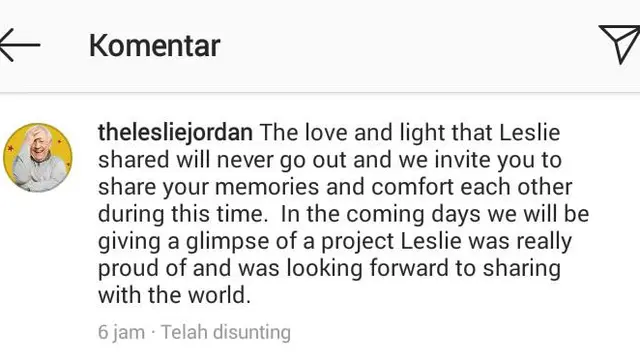 Leslie Jordan (Foto: Instagram @thelesliejordan)