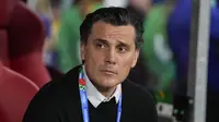 Legenda AS Roma yang kini jadi pelatih Turki Vincenzo Montella sangat senang dengan semangat pasukannya (AP)