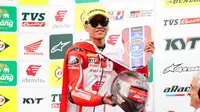 Herjun Atna Firdaus naik podium di ARRC 2024 seri pertama (Dok AHRT)