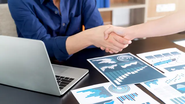 Ilustrasi perpisahan rekan kerja