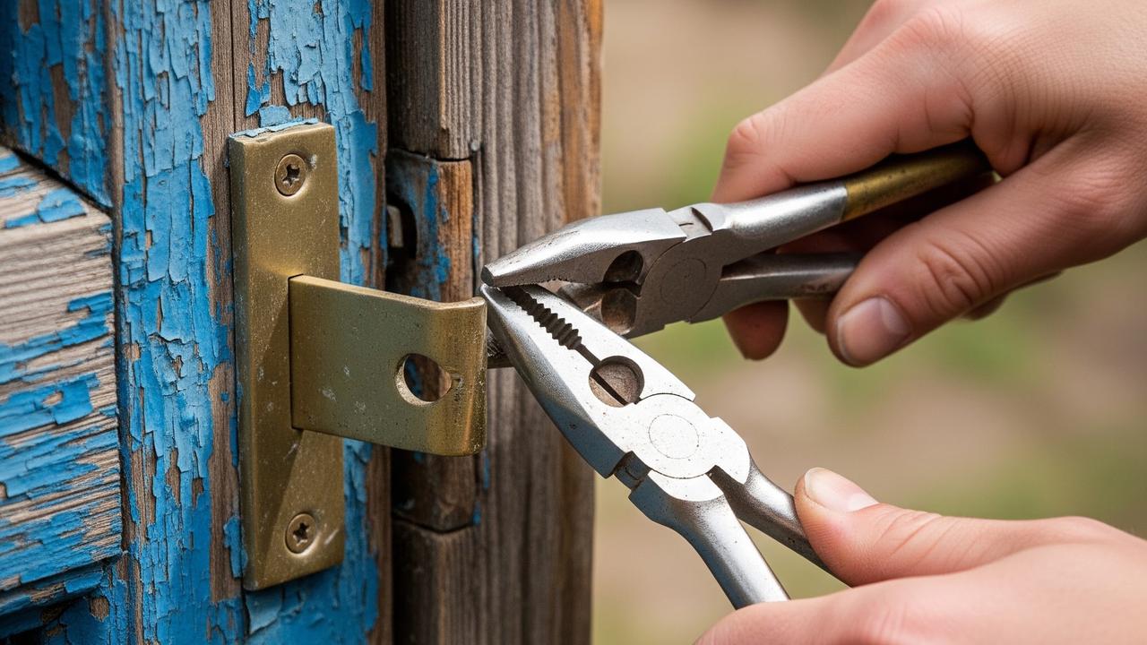 Cara Memperbaiki Pengait Pintu yang Rusak agar Bisa Dipakai Lagi Tanpa Ganti Baru (AI Generated)