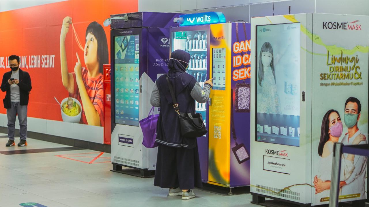 Pertama di Indonesia, Wallts Tawarkan Dompet Lewat Vending Machine