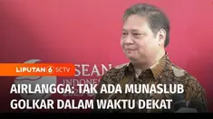 Airlangga Hartarto merespons isu adanya desakan Partai Golkar yang dipimpinnya, untuk menggelar Musyawarah Nasional Luar biasa atau Munaslub.
