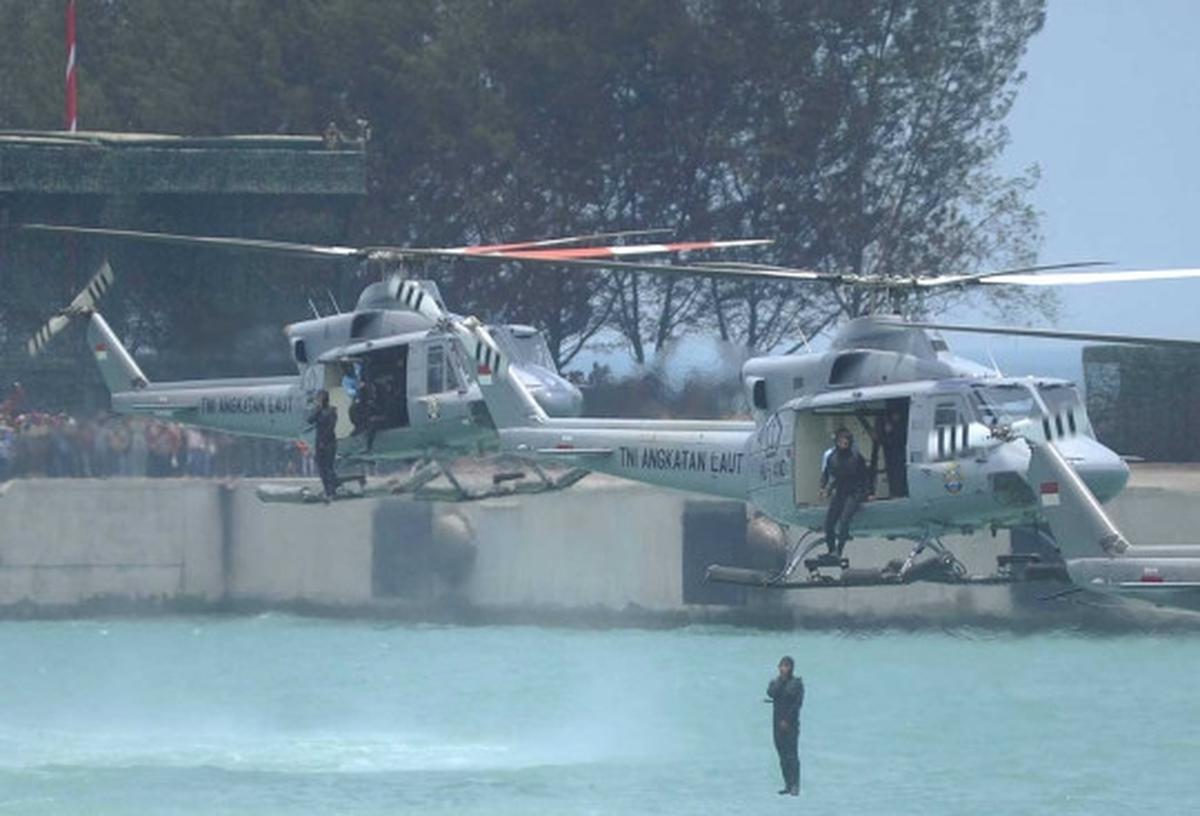 Aksi TNI AL unjuk kemampuan infiltrasi serangan musuh di laut