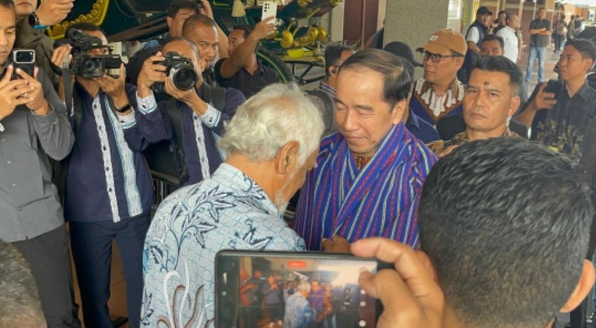 Jokowi terima kunjungan PM Timor Leste Xanana Gusmao. (merdeka.com/arie sunaryo).