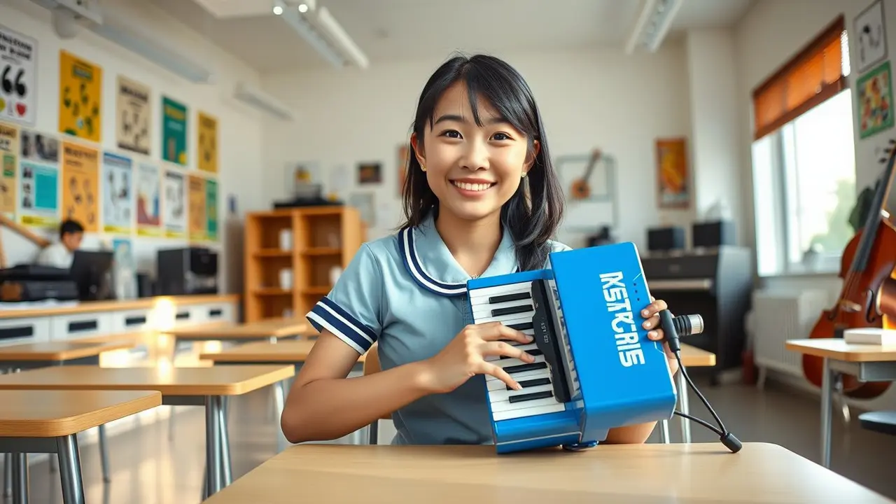 cara memainkan pianika