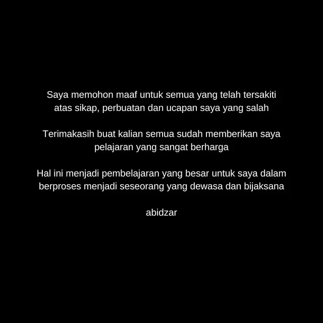 6 Perkataan Abidzar Ini Bikin Netizen Geram, Berakhir Minta Maaf Jelang Film Tayang
