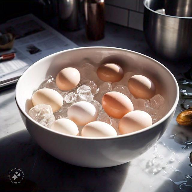 Mendinginkan Telur Mendidih