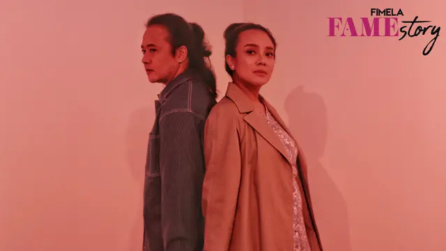 Famestory Dea Ananda dan Ariel Nidji. (Fotografer: Adrian Putra/Fimela.com)
