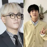 Tampilan T.O.P Big Bang dan Jin BTS Hadir di Premier Film Emergency Declaration, credit: Allkpop