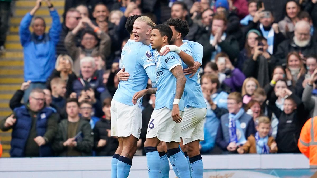 Hasil Liga Inggris Manchester City vs Everton: Brace Haaland Pastikan City Bungkus Tiga Poin