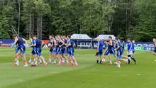 Sesi Latihan Timnas Skotlandia di New England Revolutions Training Center, Boston, Kamis (18/6/2026) pagi waktu setempat. (Bola.com/Hery Kurniawan