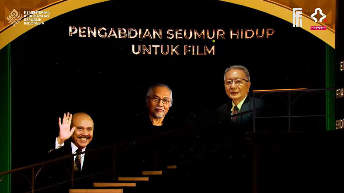 El Manik, Franki Raden, dan Hendrick Gozali Raih Penghargaan Pengabdian Seumur Hidup di FFI 2025
