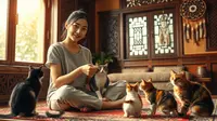 Arti Mimpi Ngasih Makan Kucing: Pertanda Keberuntungan atau Peringatan?